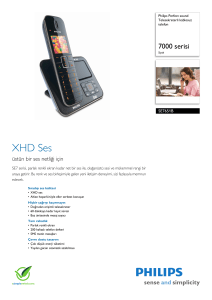 SE7651B/38 Philips Telesekreterli kablosuz telefon