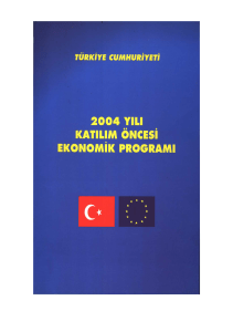 2004 Yılı Katılım Öncesi Ekonomik Programı