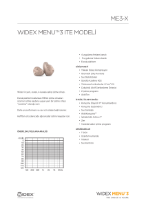 wıdex menutm3 ıte modelı me3-x