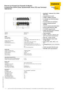 Ethernet için Kompakt Çok Protokollü I/O Modülü