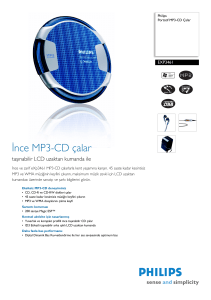 EXP3461/00 Philips Portatif MP3