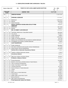 1.4 giderlerin ekonomik sınıflandırılması tablosu 630