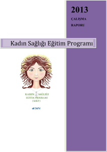 Kadın Sağlığı Eğitim Programı - Türkiye Aile Sağlığı ve Planlaması