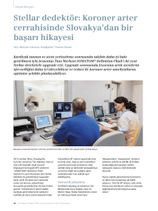 Stellar dedektör: Koroner arter cerrahisinde Slovakya`dan bir başarı