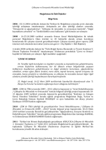 Moğolistan ile İkili İlişkiler Bilgi Notu 2006