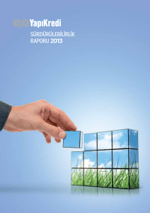 Yapı Kredi Sürdürülebilirlik Raporu 2013