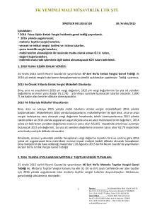 FK YEMİNLİ MALİ MÜŞAVİRLİK LTD. ŞTİ.