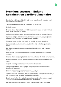 Premiers secours - Enfant : Réanimation cardio-pulmonaire