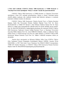 4 Mart 2015 tarihinde UNESCO Türkiye Millî Komisyonu ve TOBB