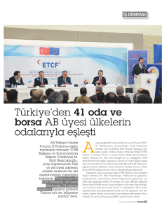 Avrupa Birliği (AB) Türkiye Odalar Forumu II Projesi (ETCF-II)