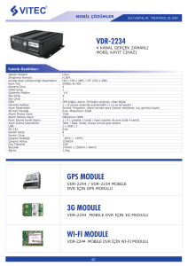 vdr-2234 wı-fı module gps module 3g module