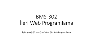 BMS-302 İleri Web Programlama