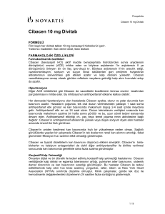 Cibacen 10 mg Divitab