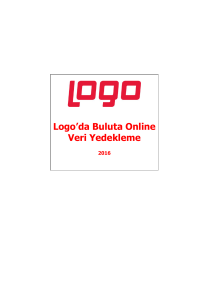 Logo`da Buluta Online Veri Yedekleme