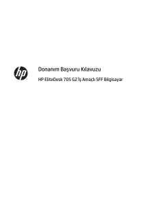 Hardware Reference Guide - HP EliteDesk 705 G2 SFF Business PC