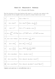 Math 113 – Homework 6 – Solutions