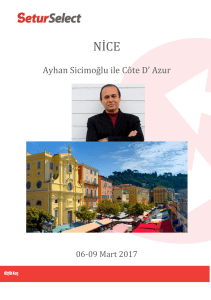 Ayhan Sicimoğlu ile Côte D` Azur