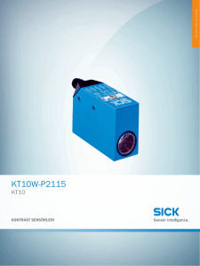 KT10 KT10W-P2115, Online teknik sayfa