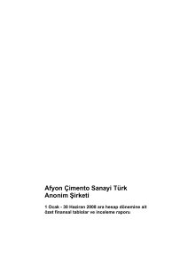 Afyon Çimento Sanayi Türk