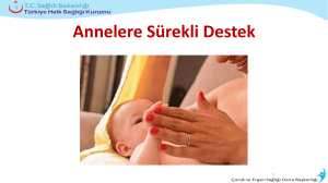 Annelere Sürekli Destek - osmaniye devlet hastanesi