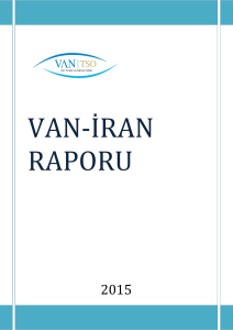 van-iran raporu - Van Ticaret ve Sanayi Odası