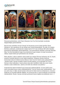 X Işını Floresanı Van Eyck`in Orijinal Renklerini Ortaya Koyuyor