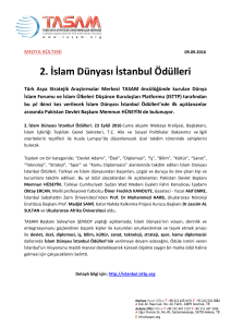 2. İslam Dünyası İstanbul Ödülleri