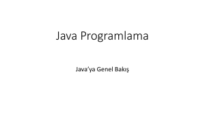 Java Programlama