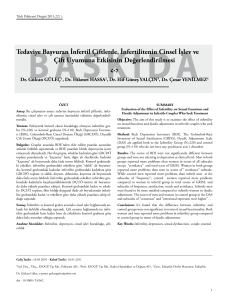 1108_Tedaviye başvuran.indd - Turkish Journal of Psychiatry