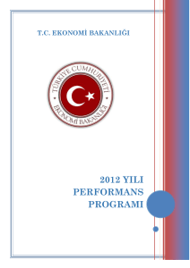 2012 yılı performans programı