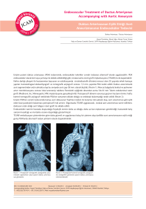 Endovascular Treatment of Ductus Arteriyosus Accompanying with