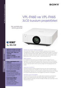 VPL-FH60 ve VPL-FH65