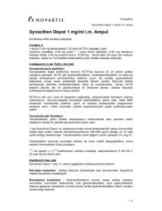 Synacthen Depot 1 mg/ml i.m. Ampul