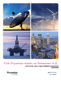 Türk Prysmian Kablo ve Sistemleri A.Ş.