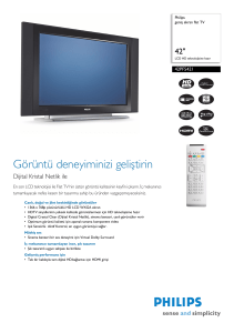 42PF5421/10 Philips geniş ekran flat TV