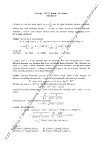 ITAP_Exams:1.Seviye Dinamik II Sınavın çözümleri: 21.11.2011(Prof
