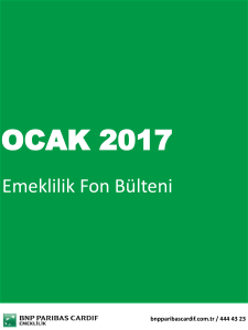 OCAK 2017 - BNP Paribas Cardif Türkiye