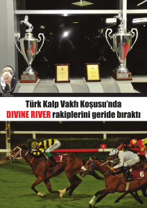 Türk Kalp Vakfı Koşusu`nda DIVINE RIVERrakiplerini