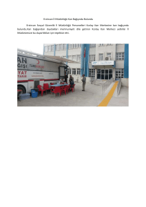 Erzincan İl Müdürlüğü Kan Bağışında Bulundu Erzincan