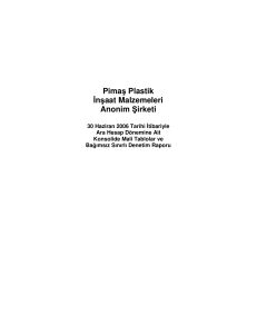 Pimaş Plastik İnşaat Malzemeleri Anonim Şirketi