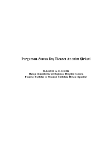 Pergamon-Status Dış Ticaret Anonim Şirketi