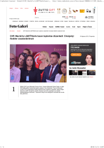 Cumhuriyet Gazetesi - (Galeri) CHP, Meclis`te LGBT?`lilerle bas?n