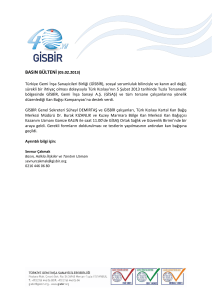 basın bülteni (05.02.2013) - Türkiye Gemi İnşa Sanayicileri Birliği